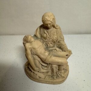 Religious Figurine Pieta Mary Jesus Christianity Michelangelo Sculpture Catholic
